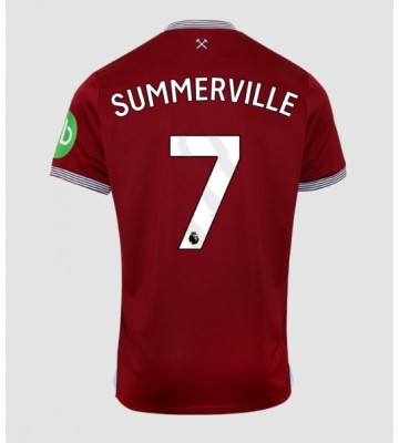 West Ham United Crysencio Summerville #7 Hemmatröja 2025-26 Kortärmad West Ham United Crysencio Summerville #7 Hemmatröja 2025-26 Kortärmad